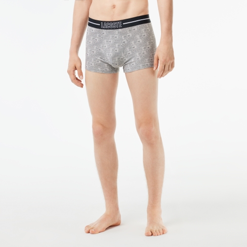 Contrast Waistband Print Trunks