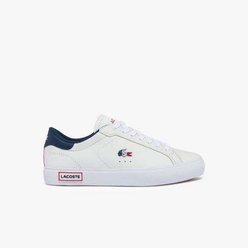 Women's Powercourt Leather Tricolour Trainers