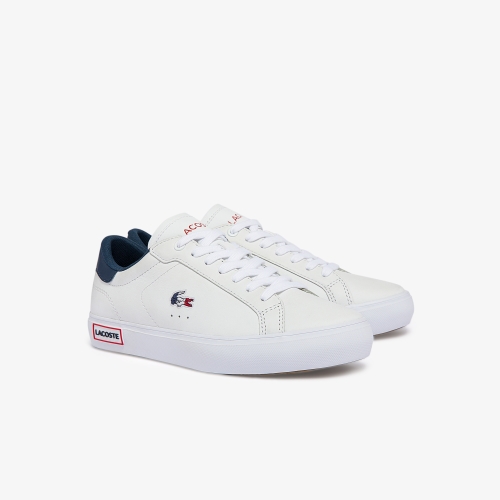 Women's Powercourt Leather Tricolour Trainers
