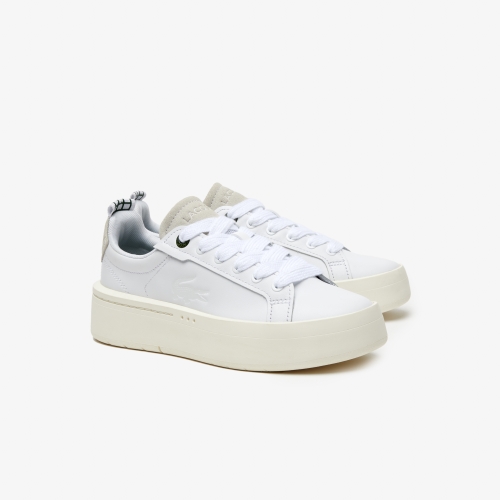 Women's Lacoste Carnaby Platform Leather Trainers