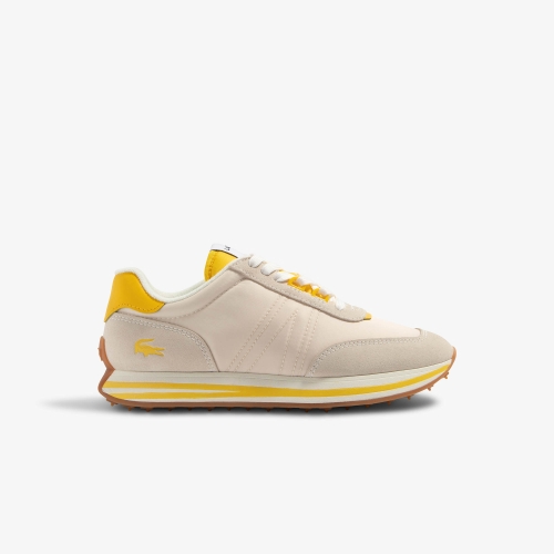 Women's L-Spin Leather and Textile Trainers 