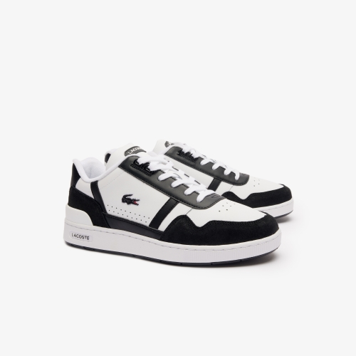 Men's T-Clip Logo Leather Trainers 
