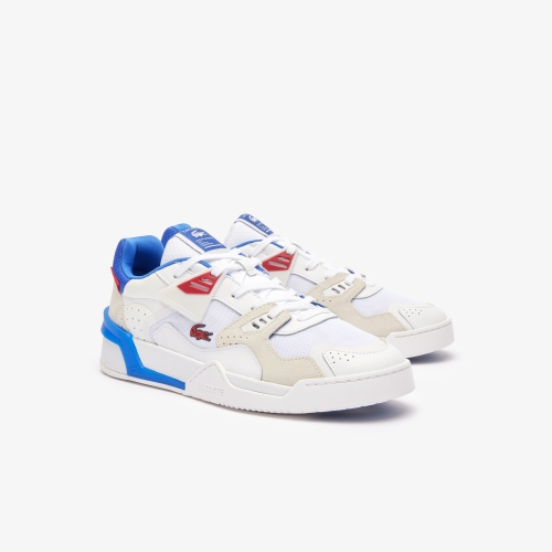 Men's LT 125 Contrasted Tongue Leather Trainers 
