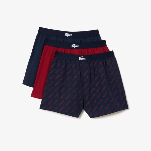 Pack of 3 Authentic Cotton Jacquard Crocodile Boxers