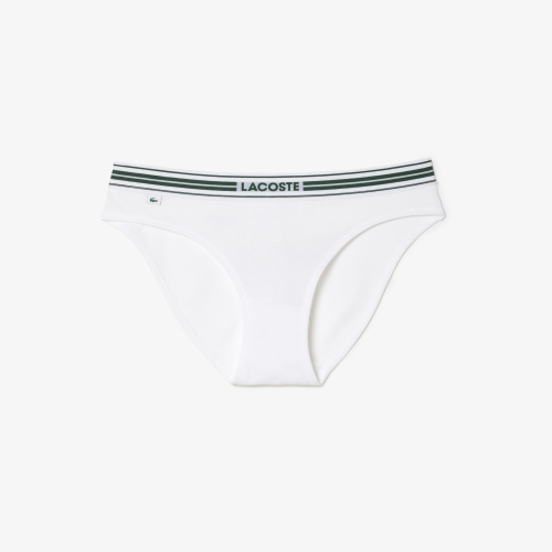 Contrast Waist Stretch Cotton Briefs