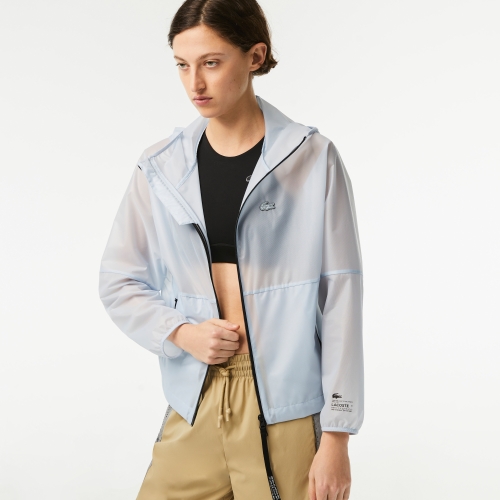 Women's Lacoste Oversize Zipped Windbreaker 