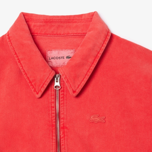 Lacoste Women's Relaxed Fit Colored Denim Blouson