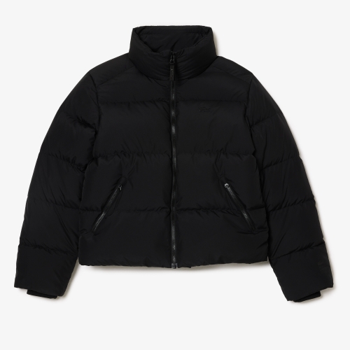 Short Packaway Padded Crocodile Down Jacket