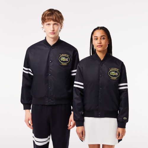 Padded Showerproof Archive Badge Bomber Jacket