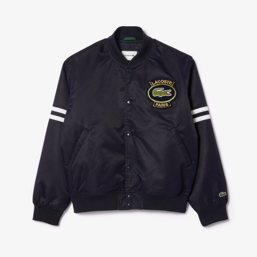 Padded Showerproof Archive Badge Bomber Jacket