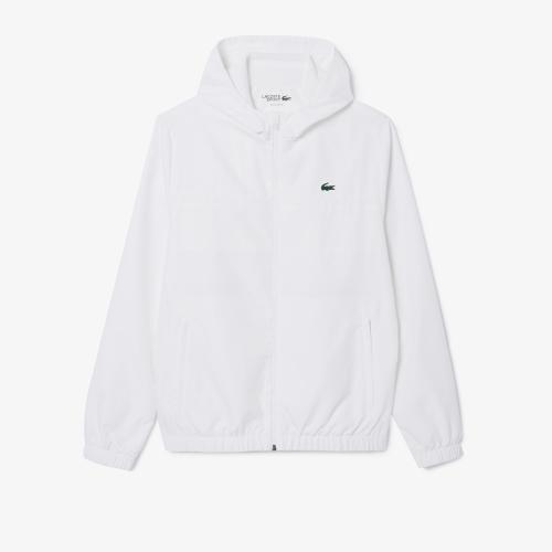 Recycled Fiber Zipped Hooded Sport Jacket