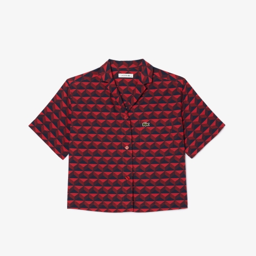 Oversized Short Sleeved Print Shirt 