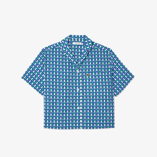 Oversized Short Sleeved Print Shirt 