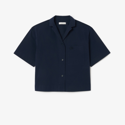 Oversized Short Sleeved Cotton Shirt