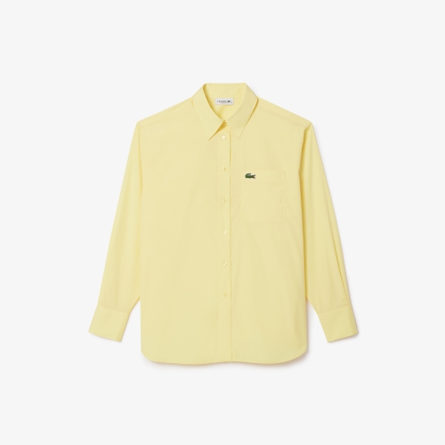 Oversized Fit Cotton Poplin Shirt