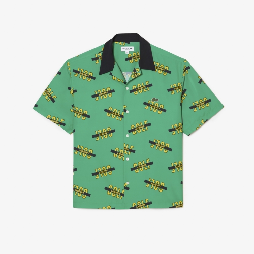 UV Resist Short-Sleeved Printed Shirt