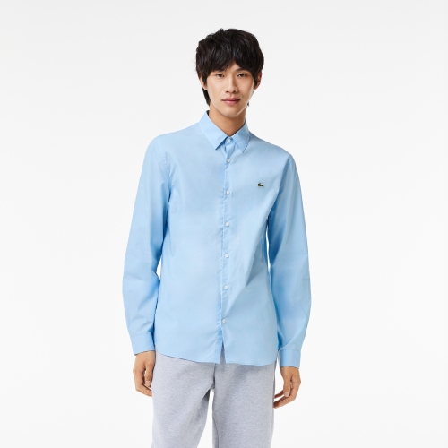 Slim Fit Stretch Poplin Shirt