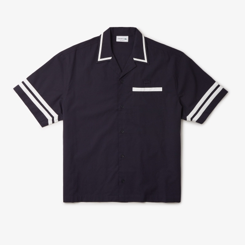 Lacoste Back Print Cotton Twill Shirt