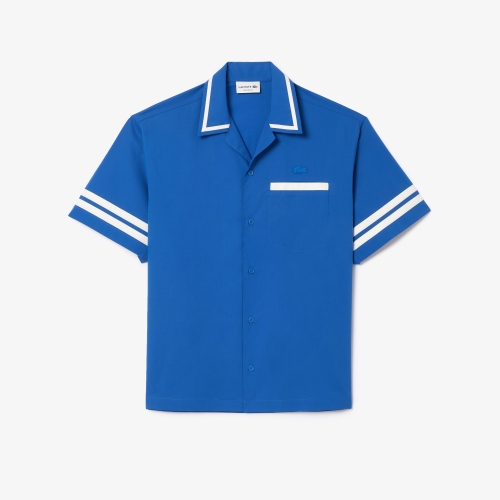 Lacoste Back Print Cotton Twill Shirt