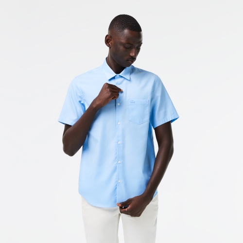 Men's Regular Fit Solid Cotton Shirt