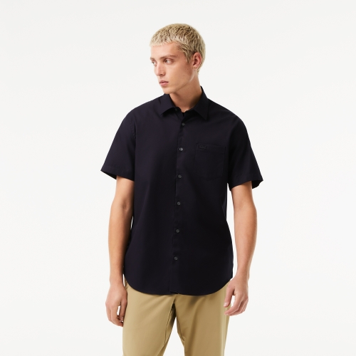 Men's Regular Fit Solid Cotton Shirt
