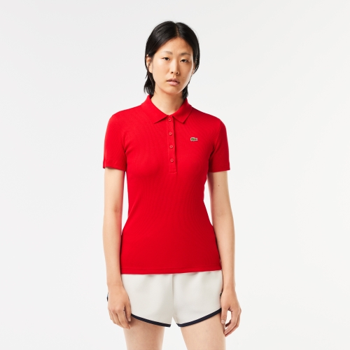 L.12.D Slim Fit Ribbed Cotton Polo Shirt