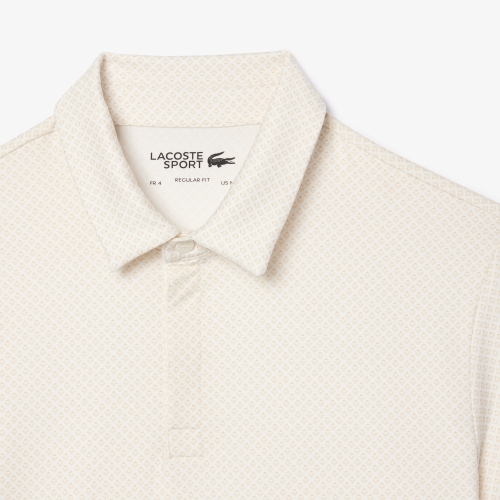 Ultra-Dry Anti-UV Mini Print Golf Polo Shirt  