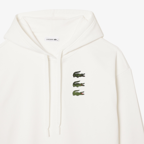 Cotton Fleece Hooded Sweatshirt Dress