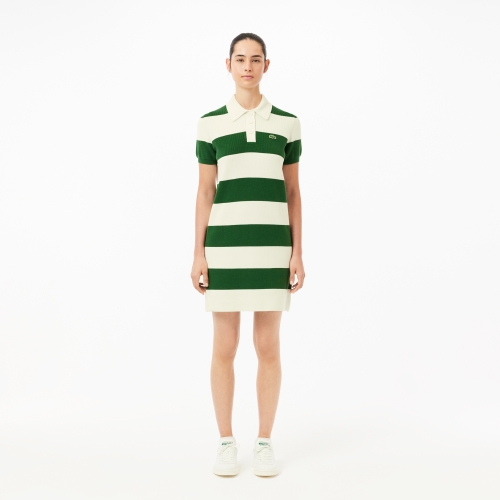 French Made Striped Polo Dress 