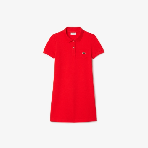 Girl’s Polo-Style Cotton Dress