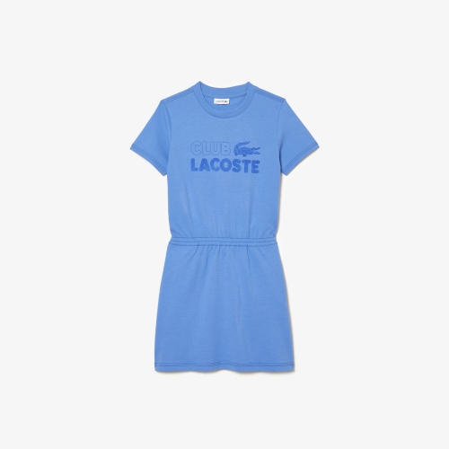 Girls' Organic Cotton Jersey Fit and Flare Dress