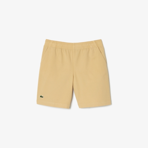 Boy’s Lacoste Lightweight Cotton Gabardine Bermuda Shorts