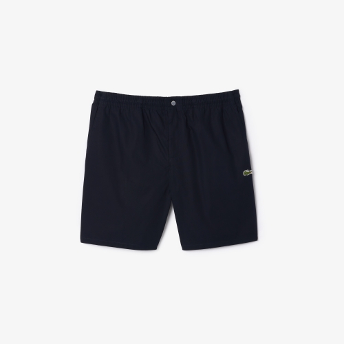 Relaxed Fit Cotton Poplin Elasticated Shorts 
