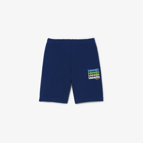 Lacoste Print Unbrushed Fleece Shorts
