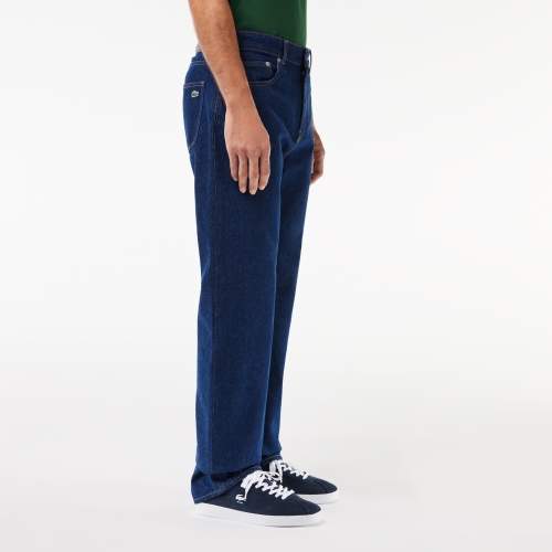 5 Pocket Straight Cut Indigo Jeans 