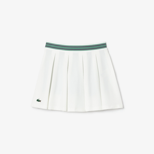 Pique Tennis Skirt with Integrated Shorts