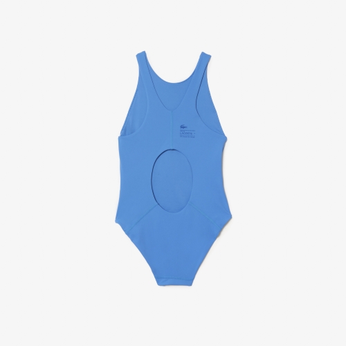 Women’s Lacoste One-Piece Recycled Polyamide Swimsuit