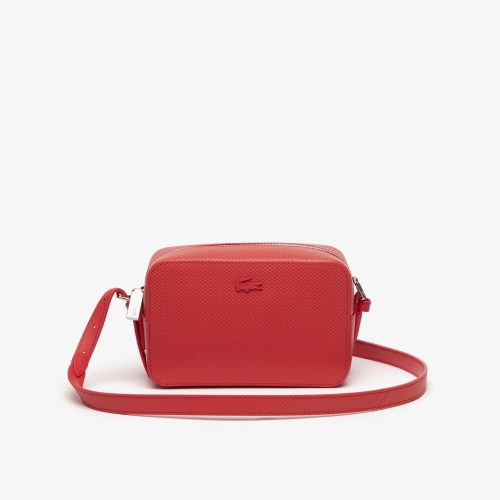 Unisex Chantaco Piqué Leather Small Shoulder Bag