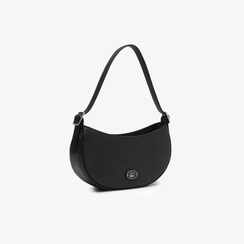 Women’s Lacoste Top Grain Leather Halfmoon Bag 
