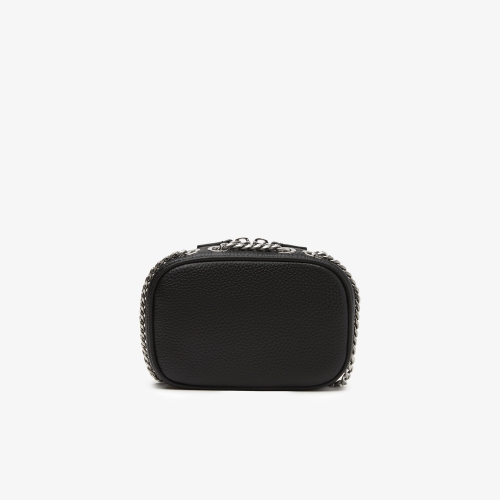 Women’s Lacoste Top Grain Leather Square Shoulder Bag 