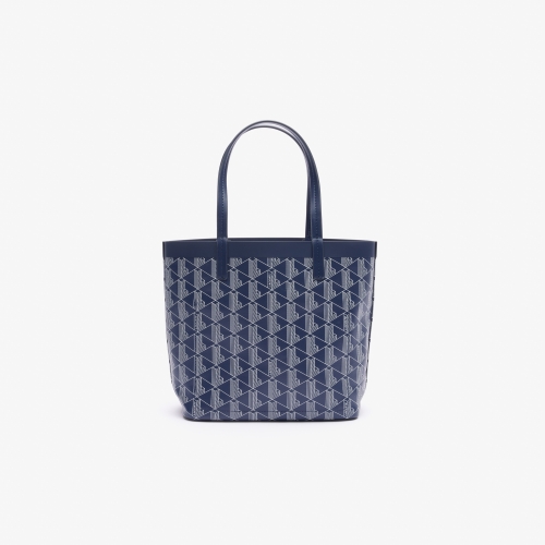 Zely Coated Canvas Monogram Small Tote