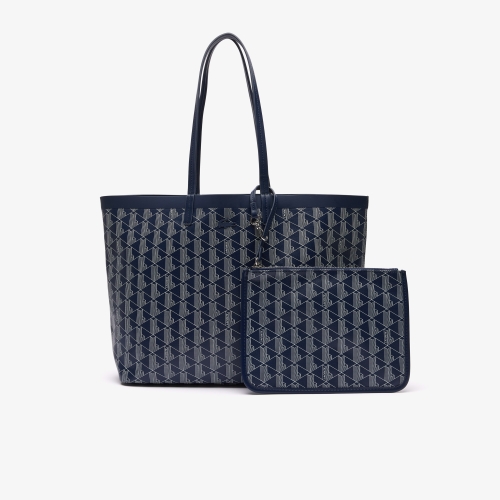 Zely Coated Canvas Monogram Medium Tote