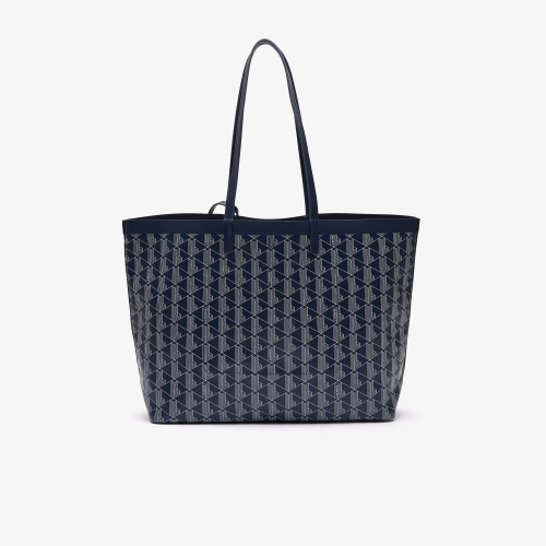 Zely Coated Canvas Monogram Medium Tote