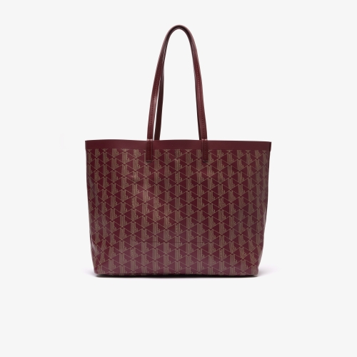 Zely Coated Canvas Monogram Medium Tote