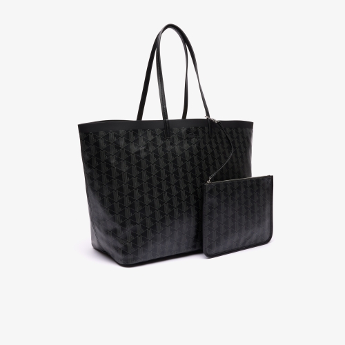 Zely Coated Canvas Monogram Large Tote