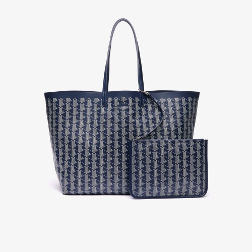 Zely Coated Canvas Monogram Large Tote