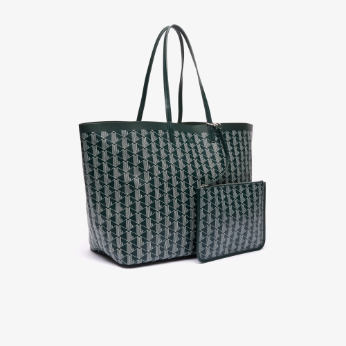 Zely Coated Canvas Monogram Large Tote