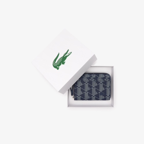 Daily Lifestyle Monogram Zipped Coin Purse