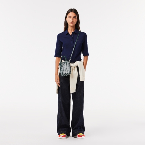 Zely Coated Canvas Monogram Mini Tote