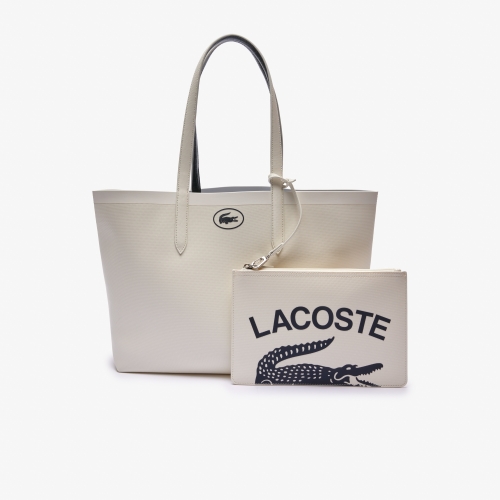 Anna Reversible Piqué Effect Tote